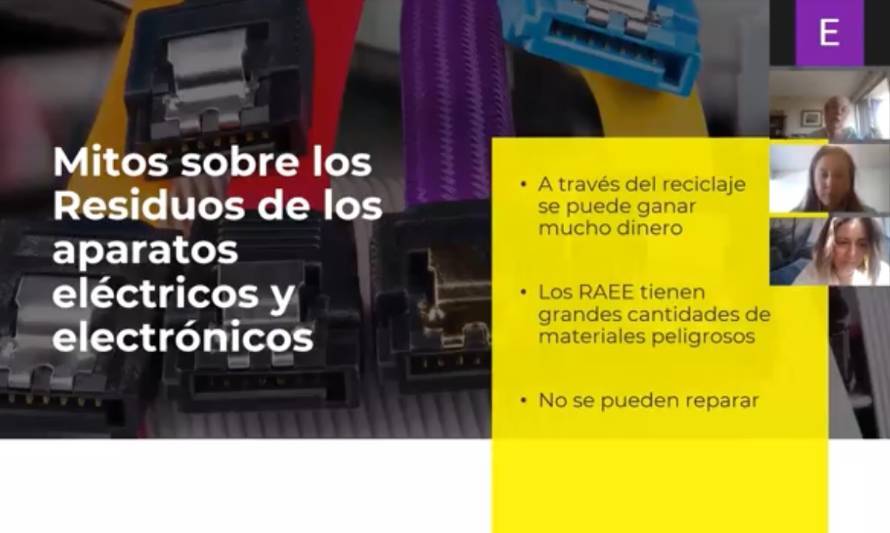 Buscan promover un mayor entendimiento de los residuos de aparatos eléctricos y electrónicos en Chile
