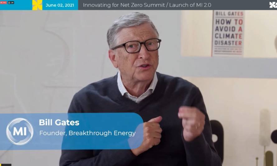 Bill Gates anuncia nueva etapa para acelerar la tecnología necesaria para la transición energética