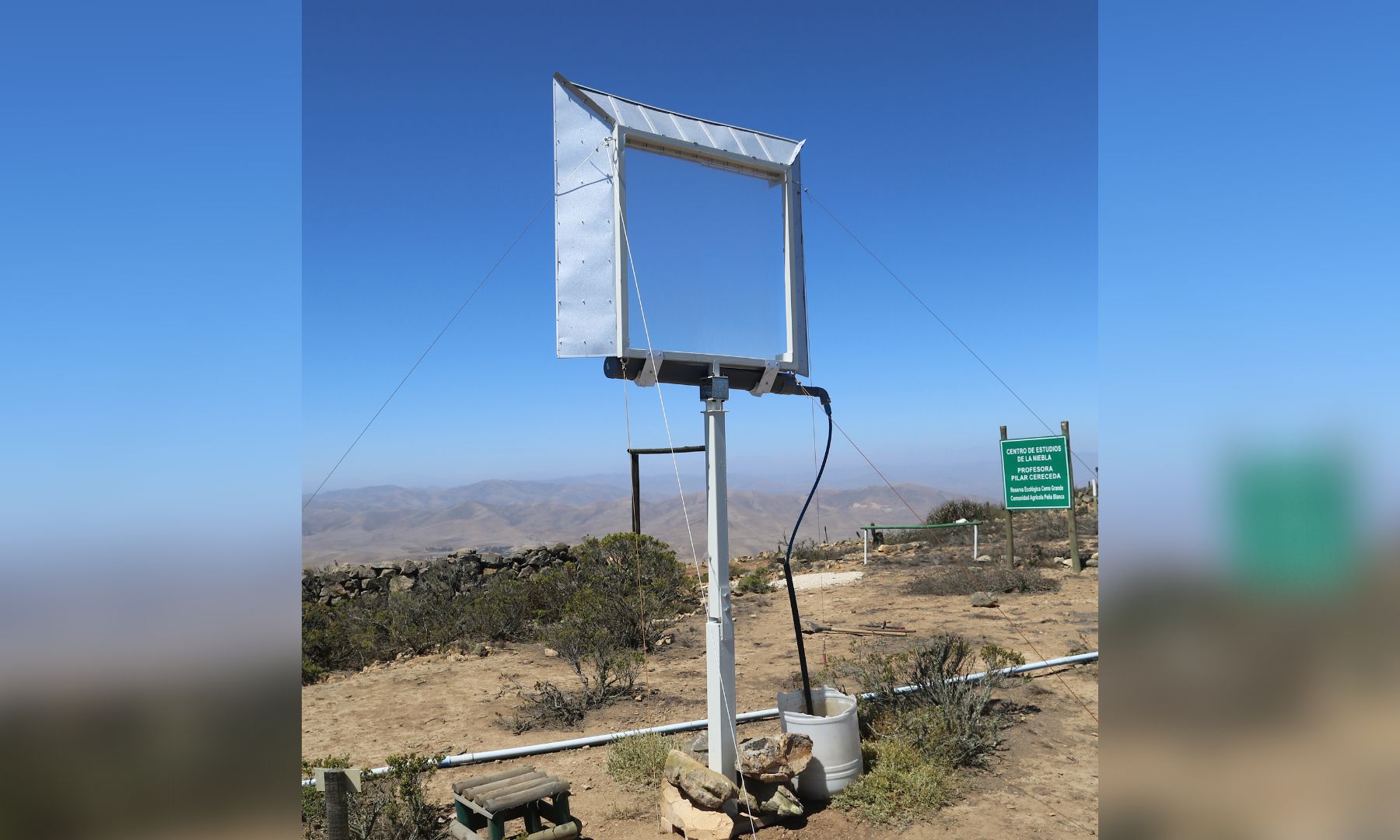 Con éxito finaliza proyecto UAI de atrapanieblas en Región de Coquimbo