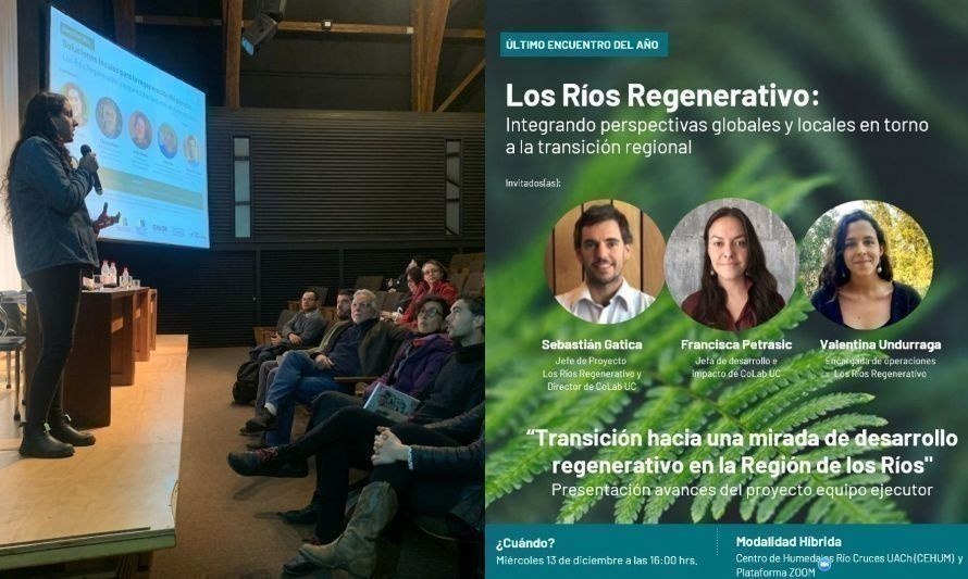 Último encuentro del año de "Los Ríos Regenerativo" cerrará con grandes invitados