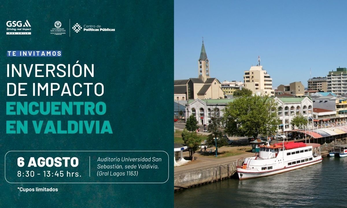 Valdivia será epicentro del  Primer Encuentro de Inversiones de Impacto