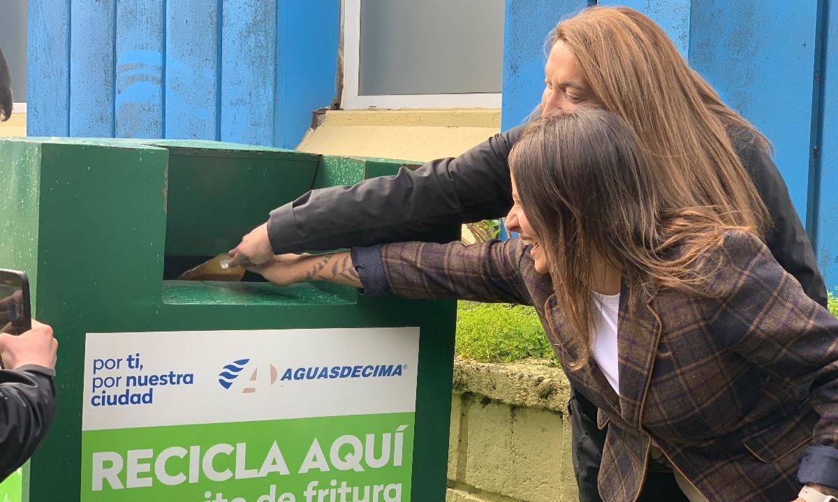 Habilitan nuevo punto de reciclaje de aceites de uso doméstico en Valdivia 