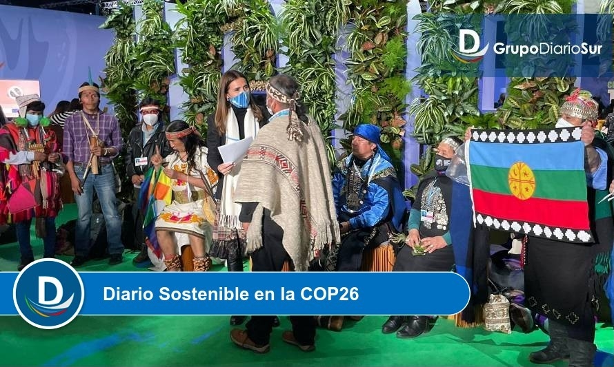  “Somos la voz de los bosques, de los ríos, de los océanos, de los volcanes…” el mensaje de machi mapuche en la COP26